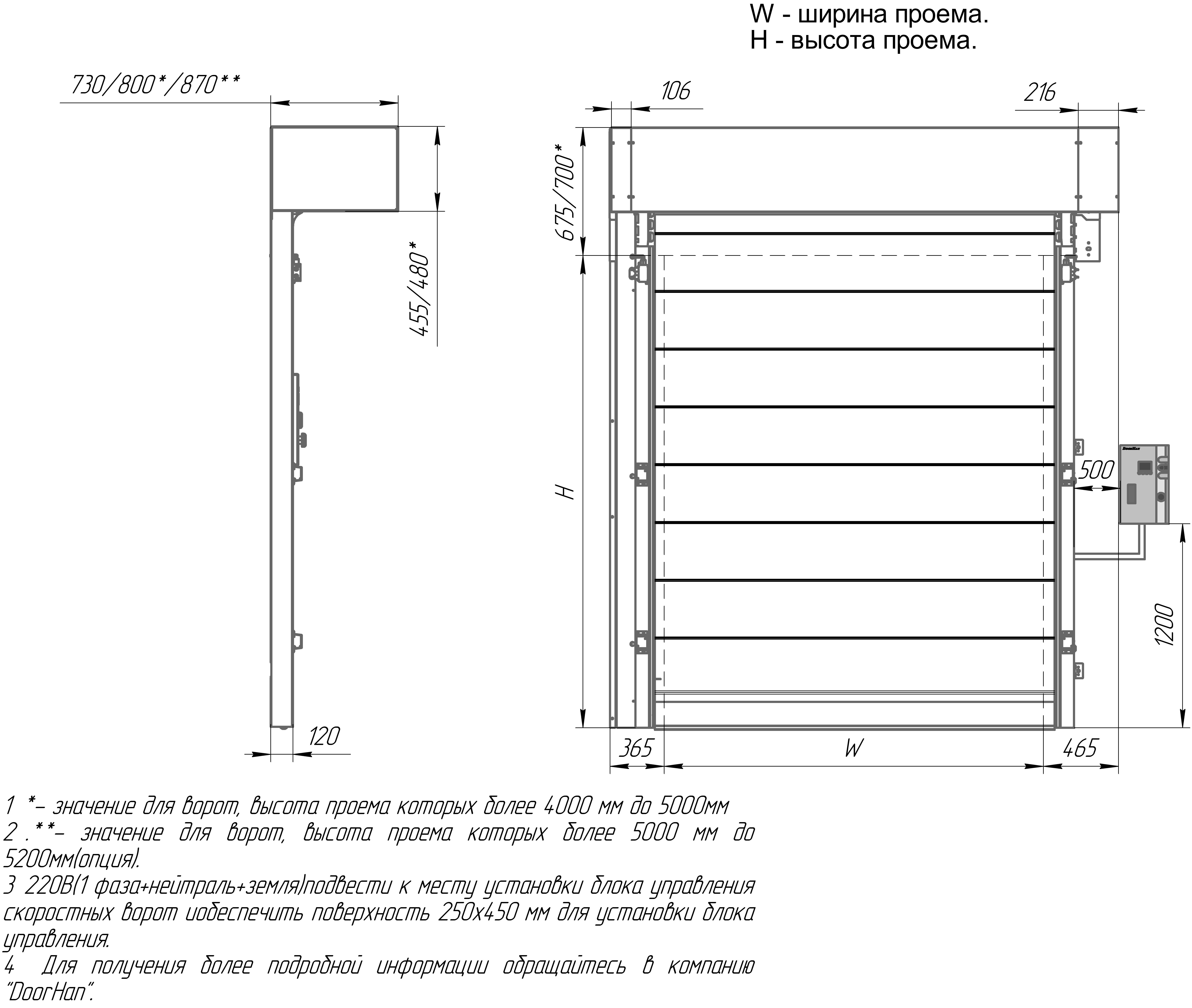 Dvigatel yon tomondan.